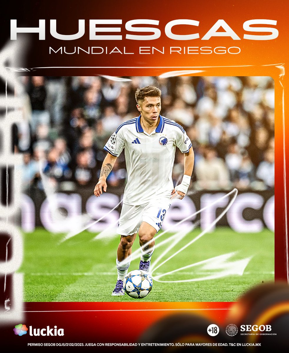 ¡Se acabó la temporada!🚑

🩼Rodrigo Huescas sufrió una rotura de ligamento cruzado anterior en el partido de Champions.

El mexicano se pierde lo que resta de la temporada y su participación en el Mundial 2026 está en riesgo.🇲🇽

¿Pesará su ausencia en selección?🫠

#Luckia