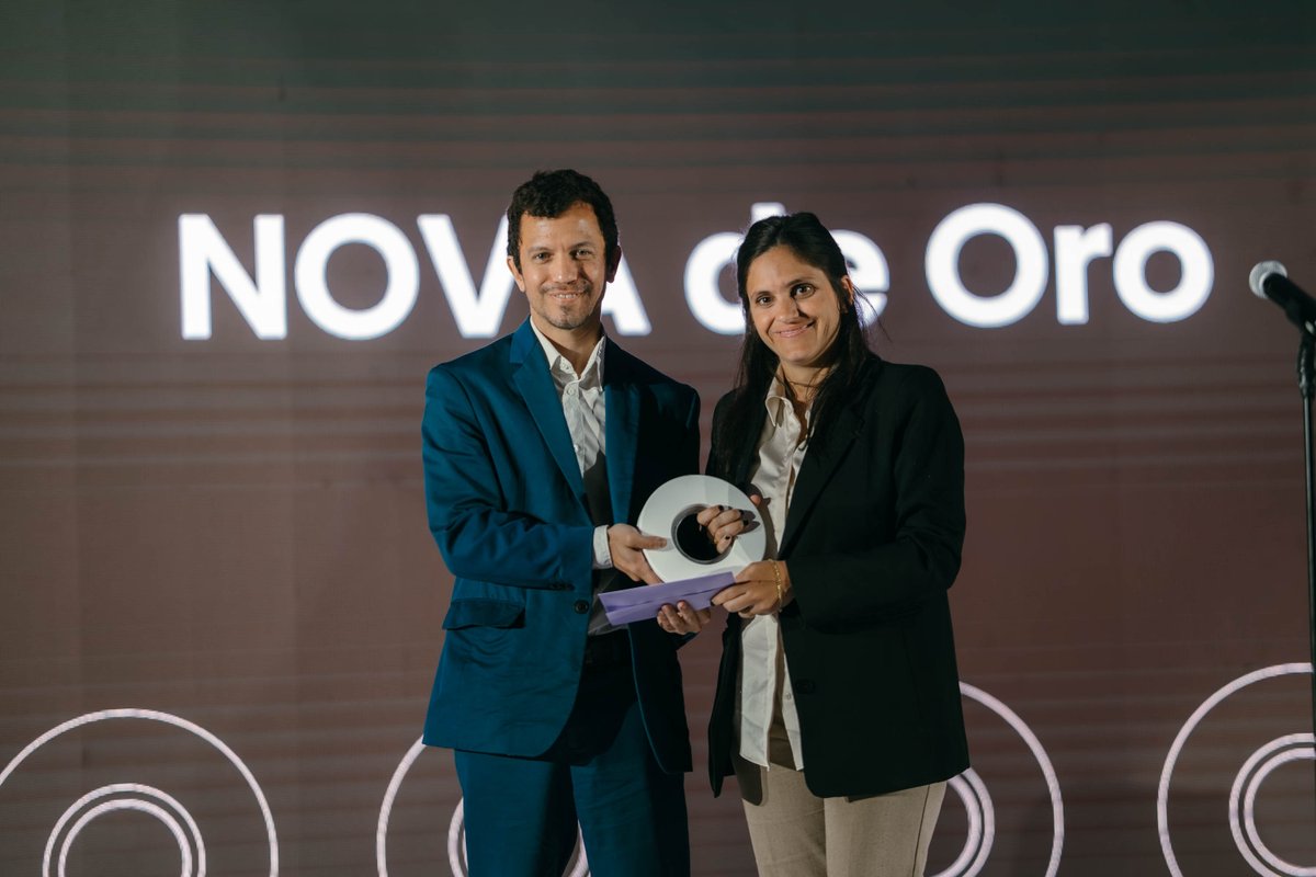 ¡Hicieron historia!🏆 Felicitaciones a Eolo Pharma, la ganadora del NOVA de Oro en su décima edición.

Es la primera startup de Sudamérica en llevar un fármaco propio contra la obesidad a ensayos clínicos en humanos. Un hito para la ciencia 100% nacional y regional. 🔬👏