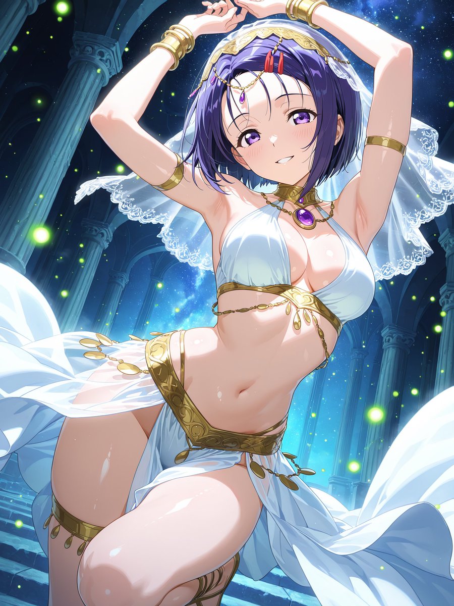 sakusaku2359's tweet image. とらぶる/西連寺春菜

踊り子風
#AIイラスト