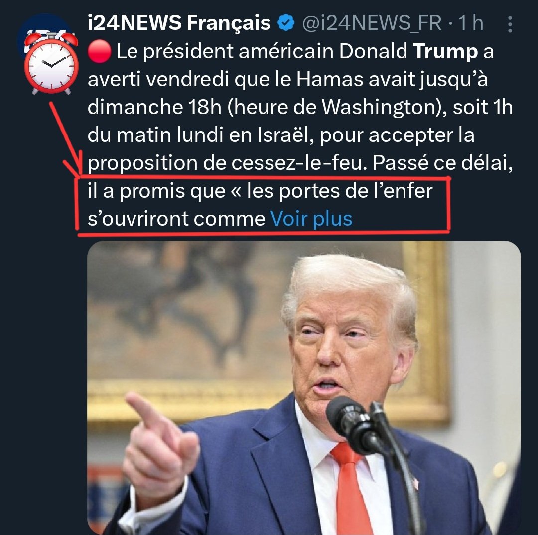AmeFrancaiseFR's tweet photo. 🇨🇵 Passez une belle soirée et un excellent week-end, âmes françaises.
Et que s'ouvrent les PORTES DE L'ENFER pour le HamaSS ! Tic-Tac...⏳️ https://t.co/2dGDTBjvD6