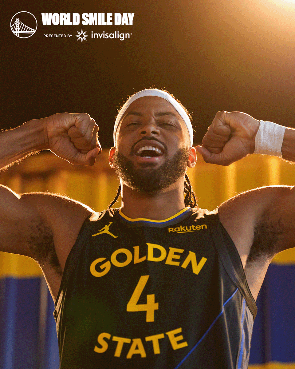 warriors's tweet image. 🗣️ SEASON IS HERE

@Invisalign || #WorldSmileDay
