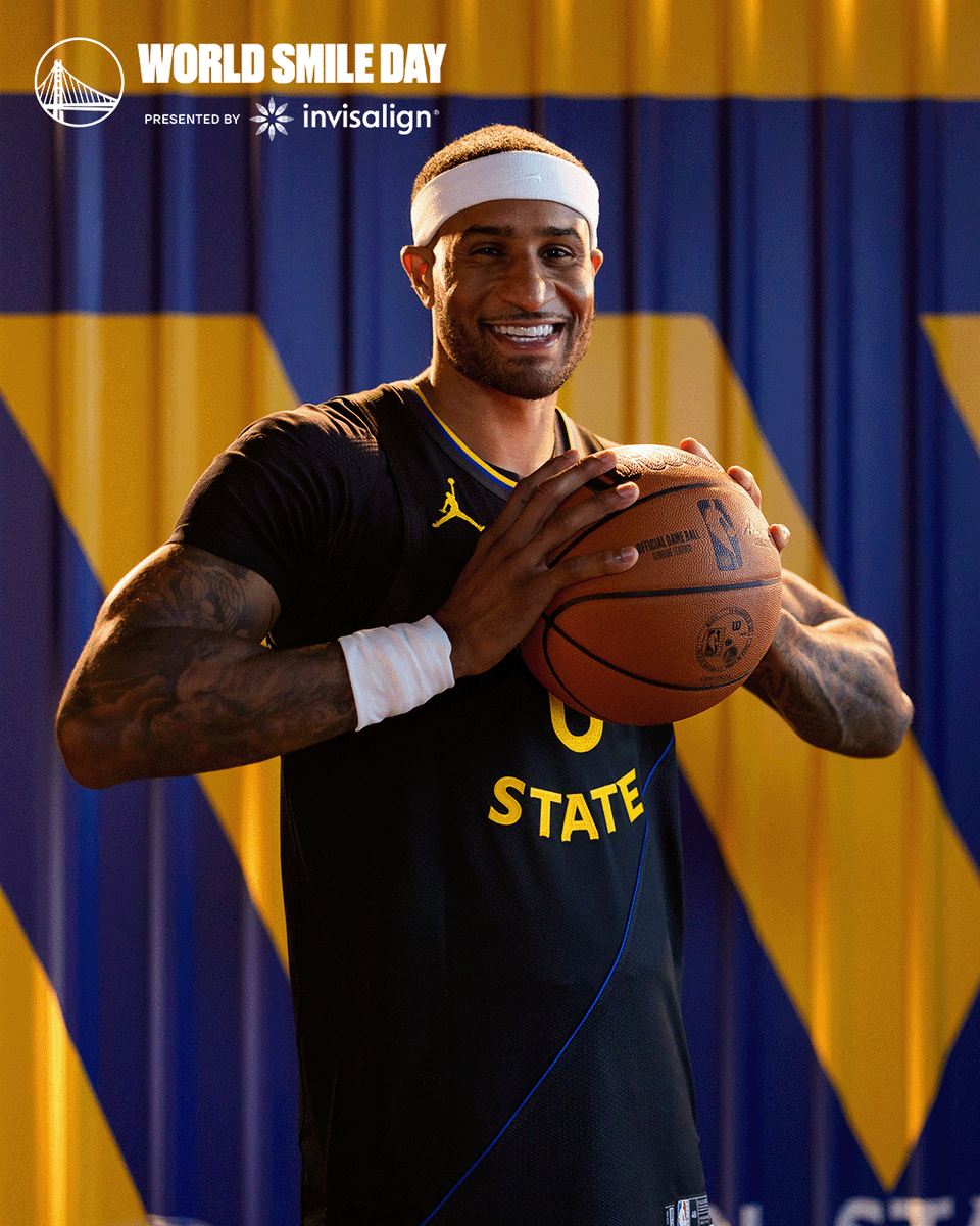warriors's tweet image. 🗣️ SEASON IS HERE

@Invisalign || #WorldSmileDay