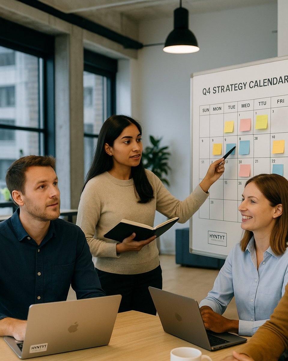 🎯 Q4 is here. Your product strategy should be focused, feasible, and fundable.

At HYNTYT, we help startups avoid last-quarter chaos with aligned teams, investor-ready priorities, and strategy that's as smart as it is actionable.

Let’s close the year strong: