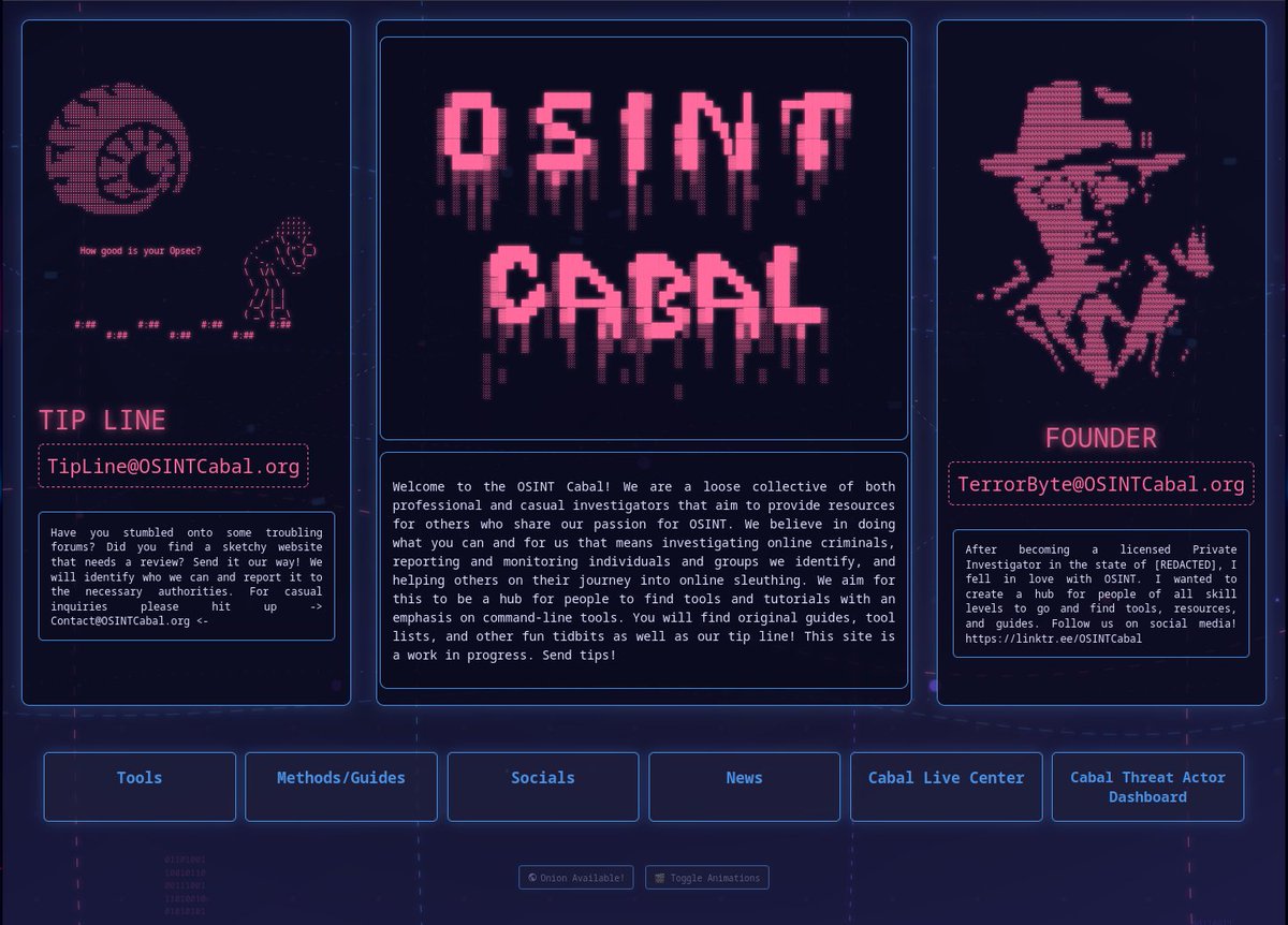OSINT Cabal tweet media