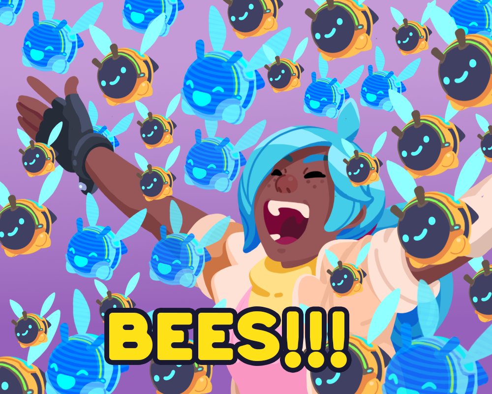 You get a bee! And you get a bee! AND YOU GET A BEE!!! 🐝
