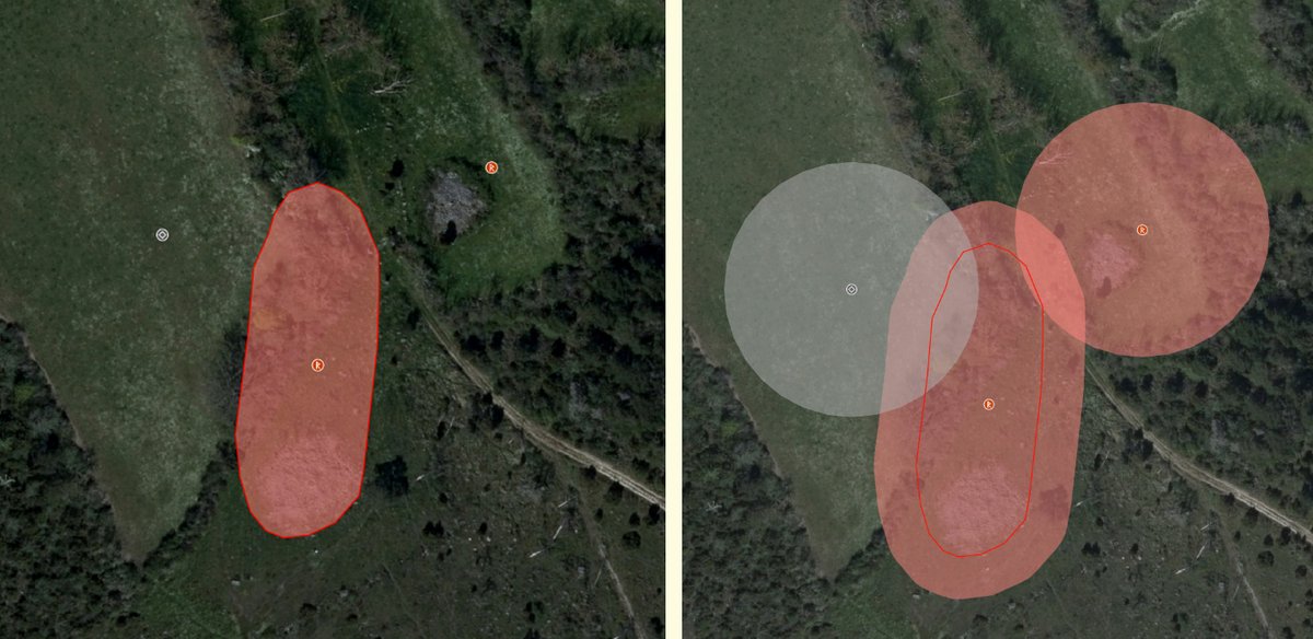 Informationen om kulturhistoriska lämningars positioner blir tydligare i söktjänsten Fornsök för att minska skador. En ny funktion ska förtydliga hur säker en positionsuppgift är och hur långt lämningen kan förväntas breda ut sig. svenskhistoria.se/buffertzon-ska… #svhist
