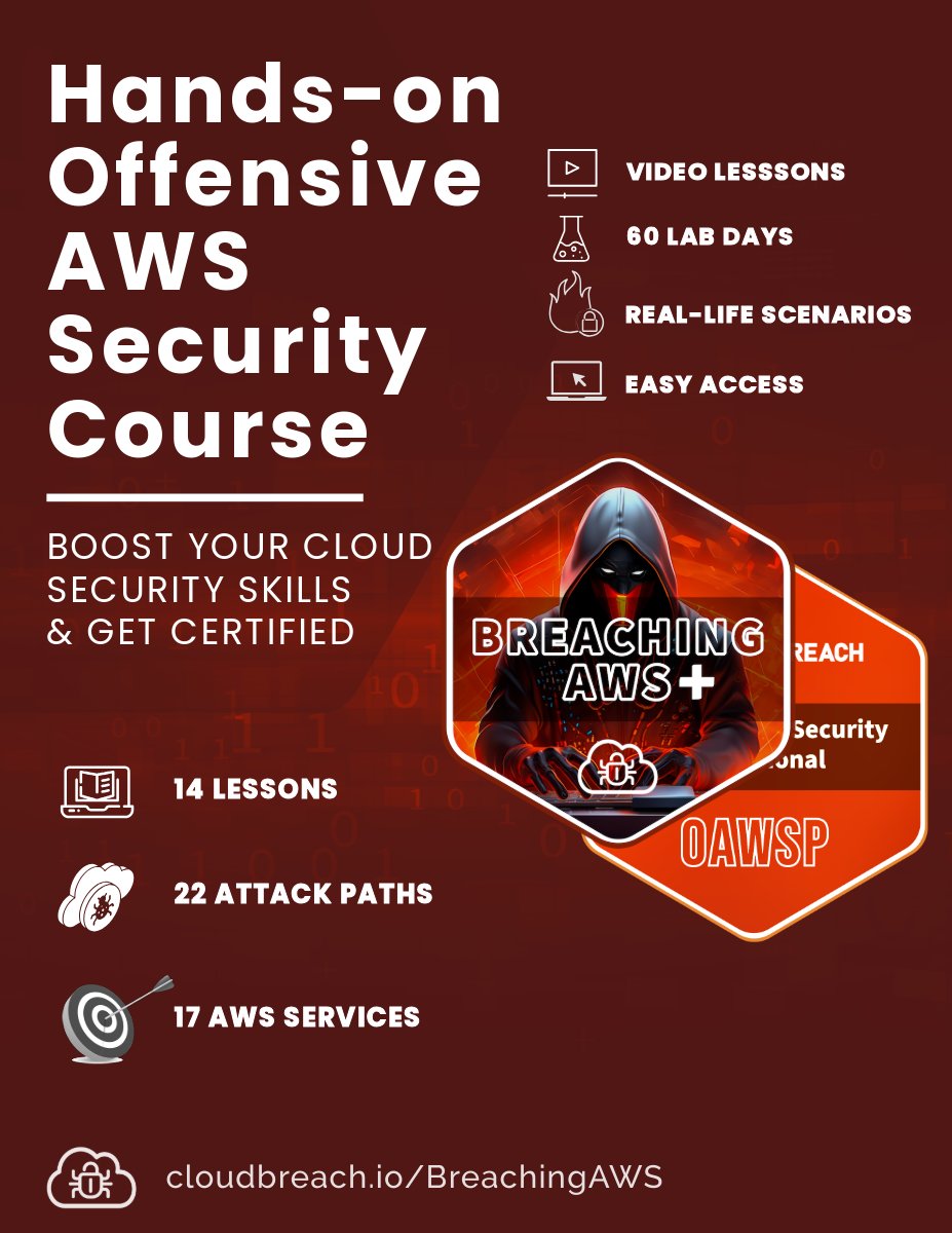 Cloud_Breach's tweet image. 🚨 How to stop the next #CloudBreach?
🔑 Least privilege + MFA
🔐 Secure secrets
⚙️ Harden configs &amp;amp; IaC
👀 Monitor &amp;amp; alert
🕵️ Red/Purple Team drills
🎓 Train your team on real attack paths
👉 Hands-on labs: cloudbreach.io/labs

#CloudSecurity #BreachingAWS #BreachingAzure…