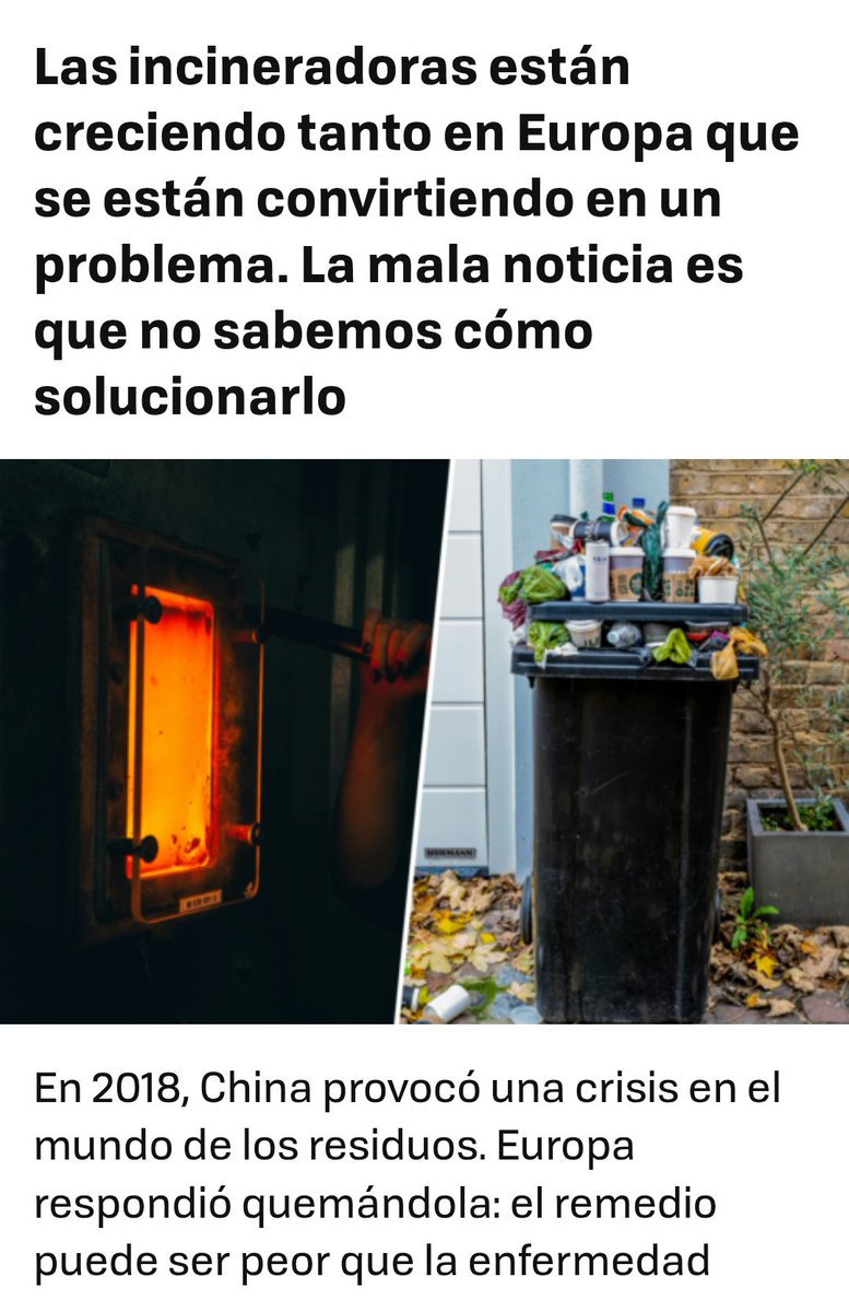 En Europa nos exigen clasificar la basura, lavar los envases, secarlos, tirar los vidrios en depósitos distintos y aparte nos cargan 30 euros al mes + una tarifa variable por kilogramo de basura por su recolección.

Ahora resulta que no existe capacidad para el reciclado jajaja
