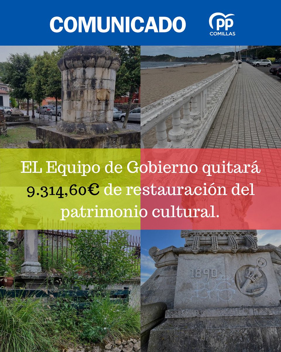 Lamentablemente, el deterioro de buena parte de nuestro patrimonio sigue en aumento mientras este equipo de gobierno mira hacia otra parte, saltándose todas las previsiones presupuestarias.
 
¿Para qué se aprueban unos presupuesto que luego no se cumplen?
