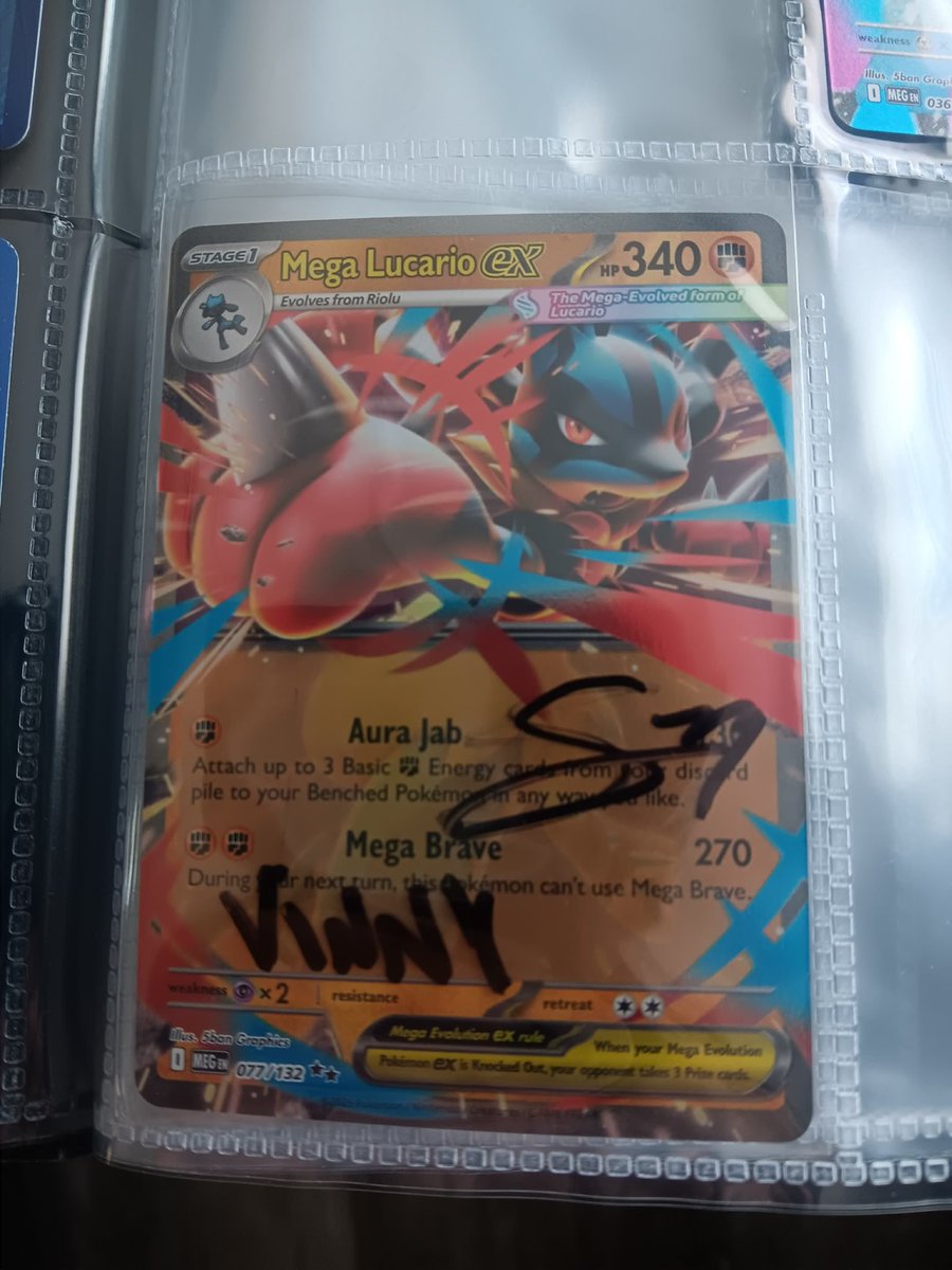 tybro1999's tweet photo. @Vinny @SauceMcGavin Just received my cards from WhatNot,  thanks a ton for the extra pull, I’ve got the Lucario safely in my non-vintage collection, and the fighting gong on my pokemon display. Packstreetboiz are real ones. https://t.co/HsigJfiXvy