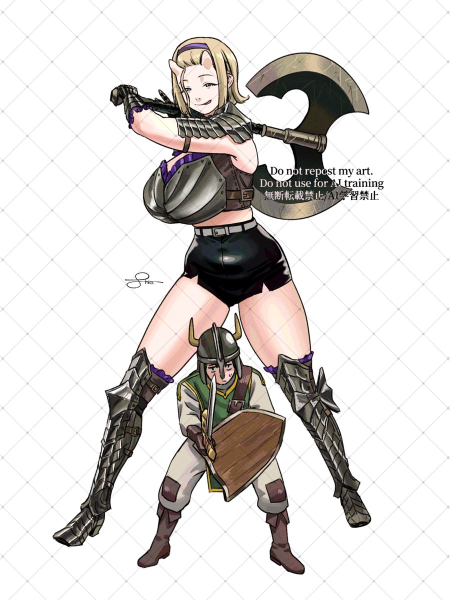 shio_maneki0's tweet photo. 前衛ふたり https://t.co/CMcvW63KnM