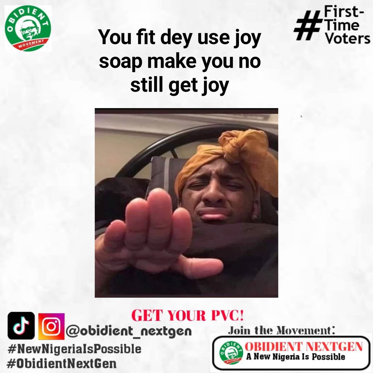 E be things 😴
Cc:
<a href="/PeterObi/">Peter Obi</a> 
@JOBIdient_
<a href="/ehimaggie/">Switchild #Dadiyata #Ifulikevote4morehungerin2027</a>
<a href="/Drmopaul/">Dr Mo (Moses Paul)</a>
<a href="/Morris_Monye/">Morris Monye</a>
<a href="/spiritofwilly/">DickWilliamsAzibagir</a>
<a href="/AishaYesufu/">Aisha Yesufu</a>
<a href="/YunusaTanko/">Dr Yunusa Tanko</a>

#ObidientNextGen
#NewNigeriaIsPossible