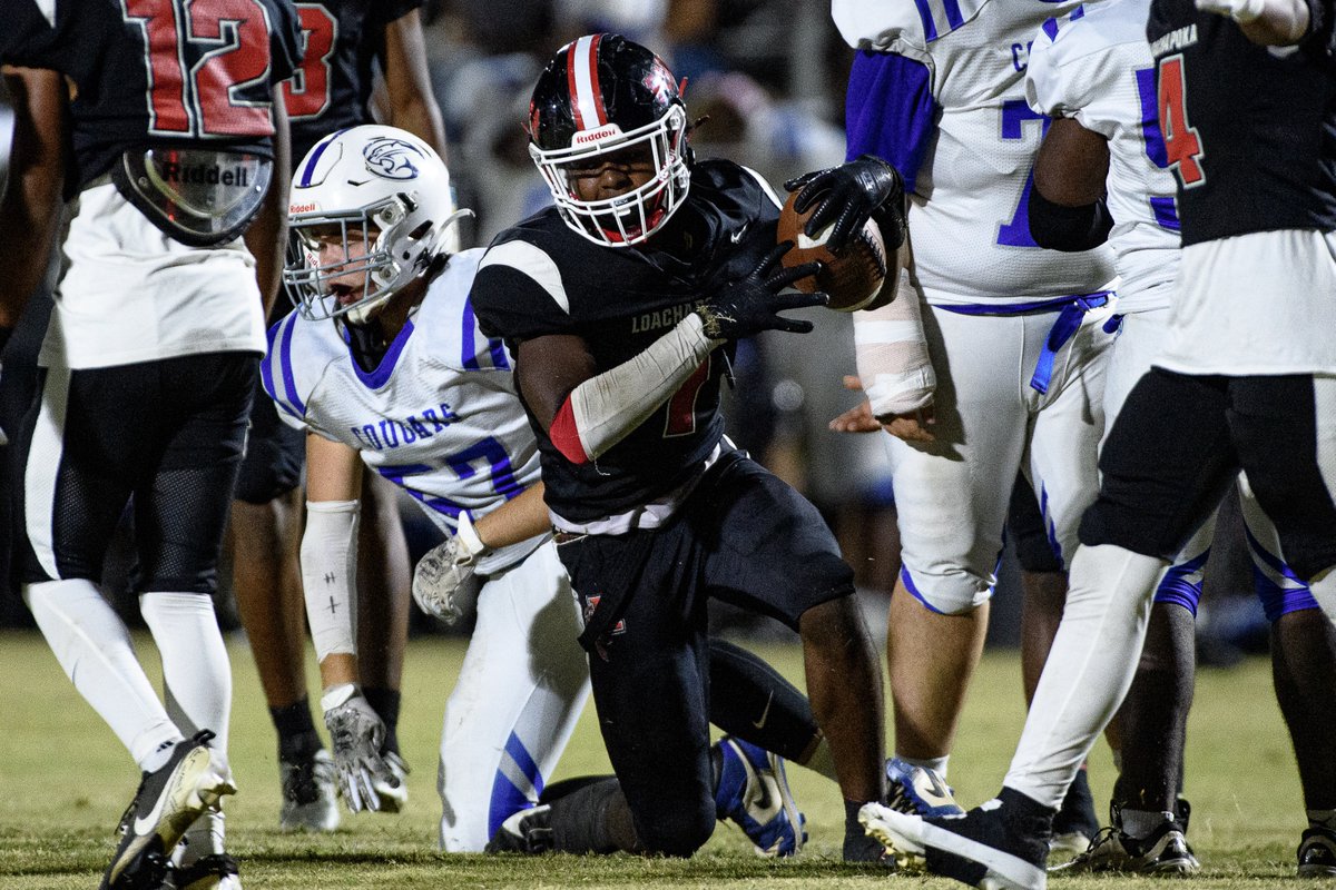 adamsparksphoto's tweet image. Loachapoka sophomore Ryquan Butler (@ryquan334) tallied a touchdown catch, four tackles, an interception, and two fumble recoveries - one of which he returned for a 55-yard scoop and score - in the Indians&apos; 58-6 region win over Central Coosa on Thursday.