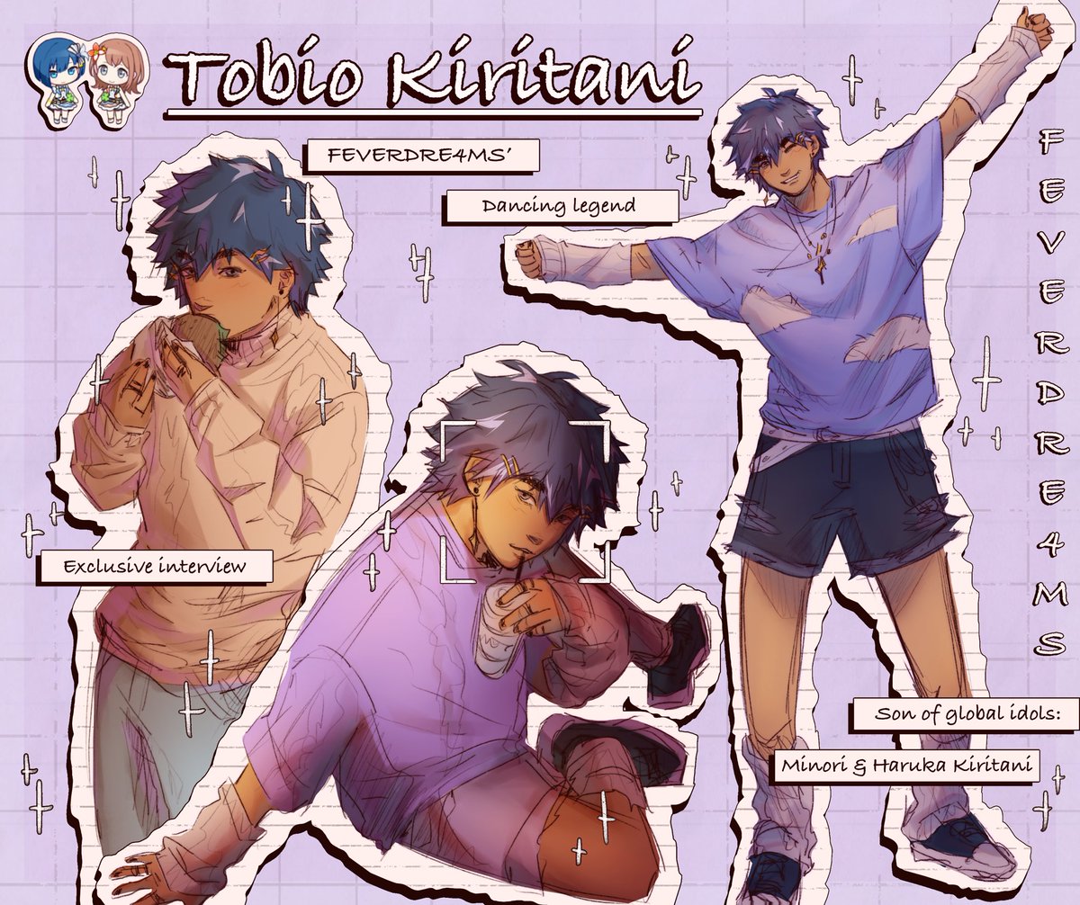 Minoharu middle child, the guy, the legend, Tobio Kiritani
#prsk_FA #minoharu