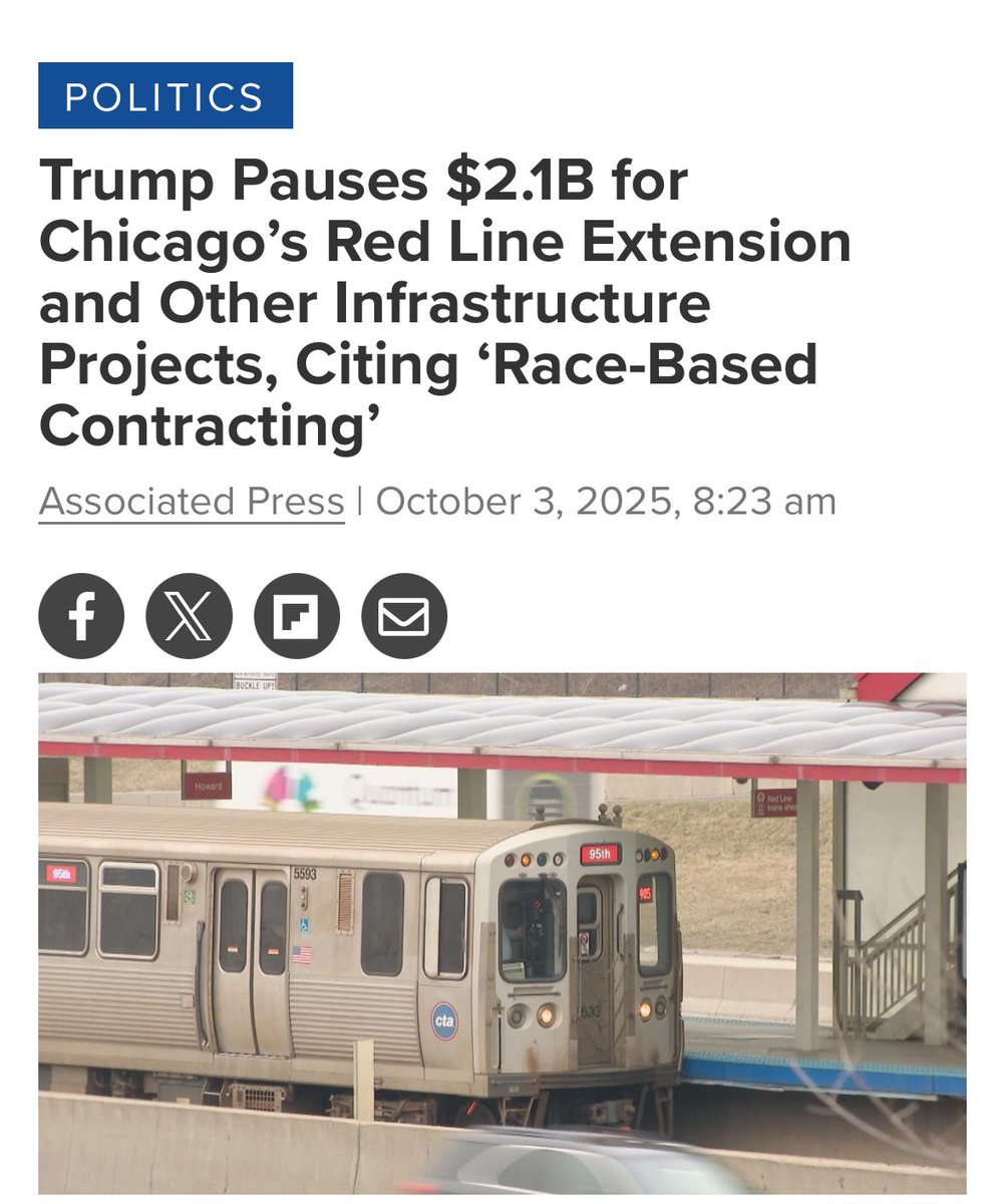 Not gonna lie China deserves to win the race for the 21st-century. They build thousands of miles of high-speed rail in just a few years while we can’t build any new transit projects because our president is afraid black people might work on them.