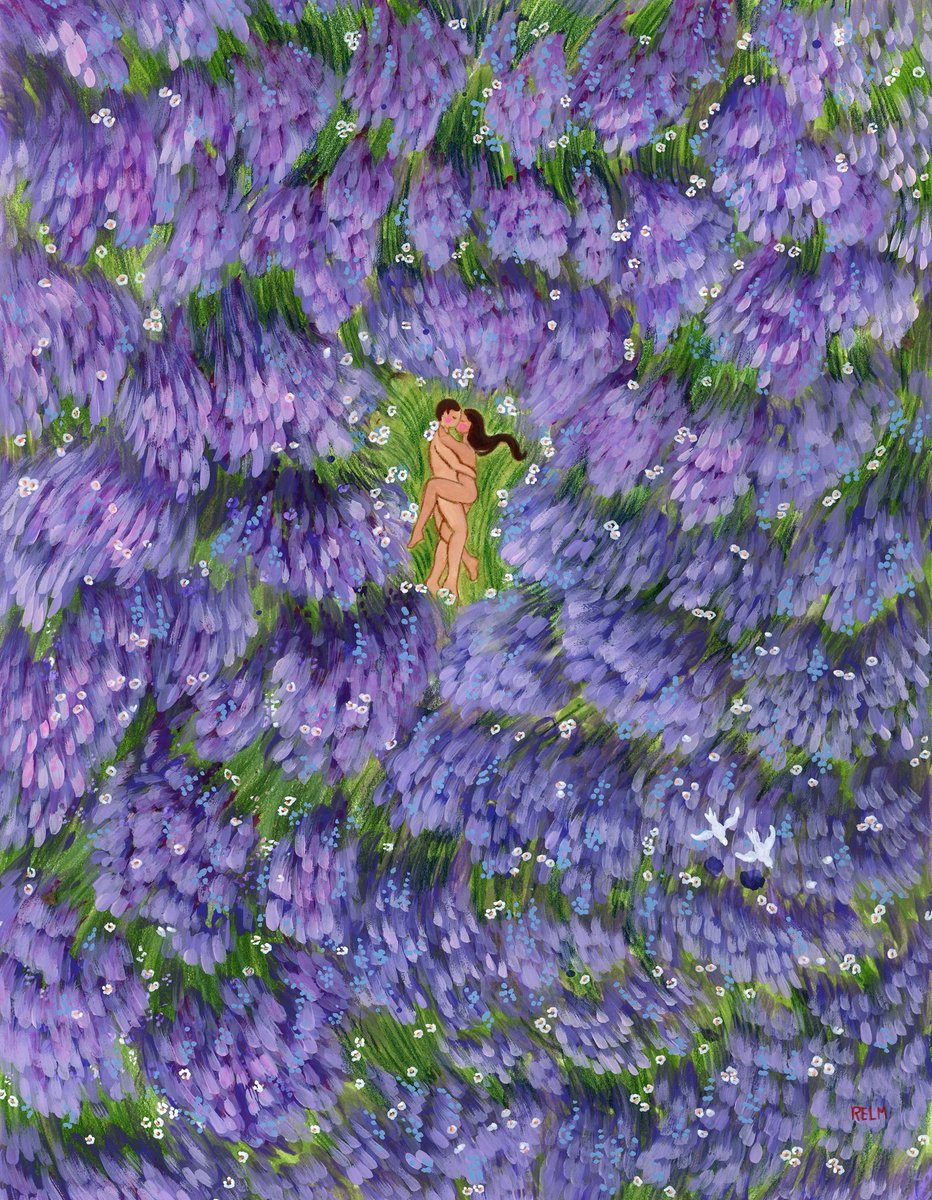 Purple Haze🪻watercolor on paper. #watercolor