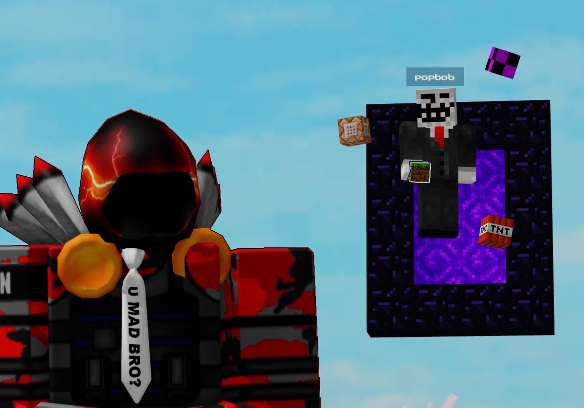 xaiel0307's tweet image. a welcoming visit #roblox #minecraft #robloxhackers