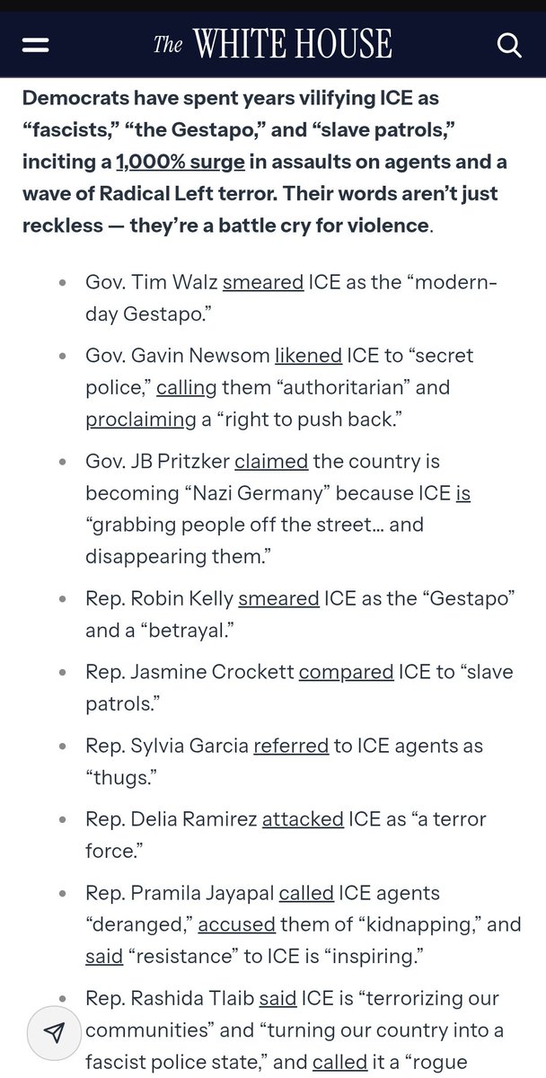 raymondmark's tweet photo. So Trump and the White House essentially release a hit list on the white house website ...cool https://t.co/OLHLIpGTWL