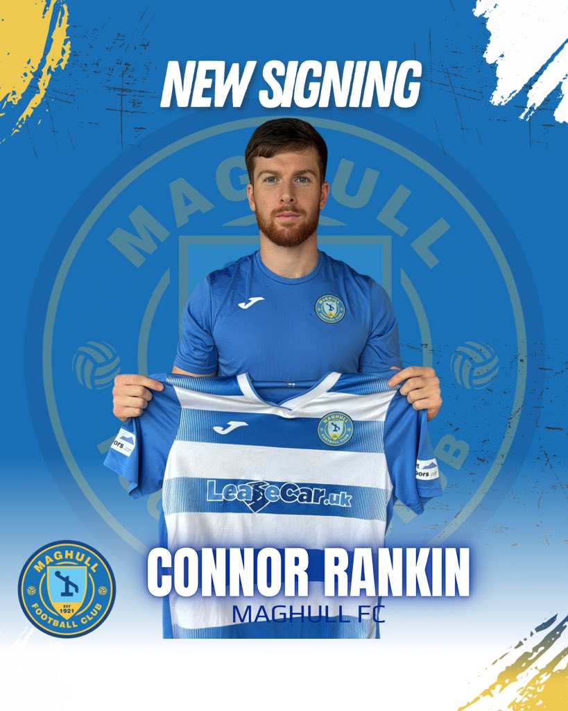 NEW SIGNING 🔵⚪️🔵⚪️

Welcome Home Connor Rankin

We are delighted to announce the signing of Connor following his departure from Bootle.

Connor, is former Maghull youth team player who then went on to play first team football under Joey Burns.
Connor then had a great couple of