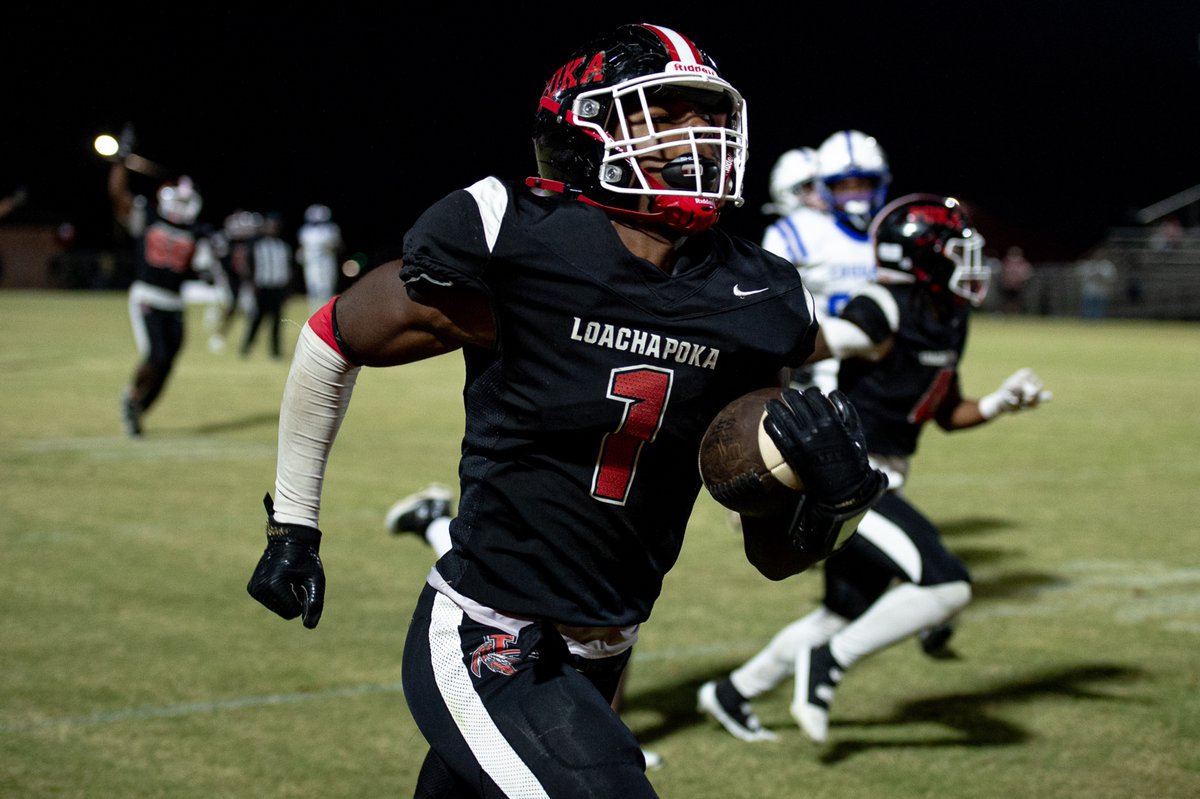adamsparksphoto's tweet image. Loachapoka sophomore Ryquan Butler (@ryquan334) tallied a touchdown catch, four tackles, an interception, and two fumble recoveries - one of which he returned for a 55-yard scoop and score - in the Indians&apos; 58-6 region win over Central Coosa on Thursday.