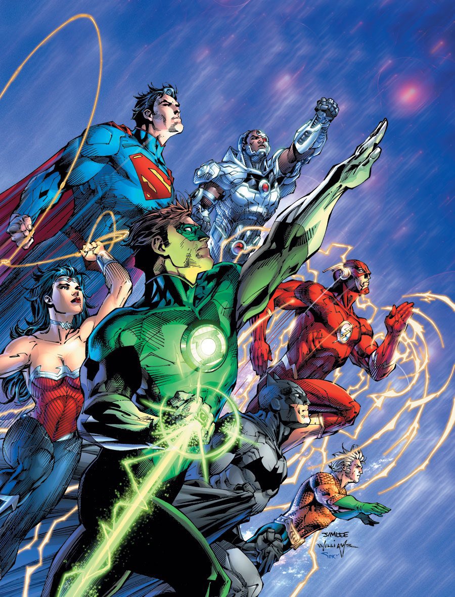HeroicHaven's tweet photo. ‘JUSTICE LEAGUE’ | By Jim Lee https://t.co/HkMuDRB5HN