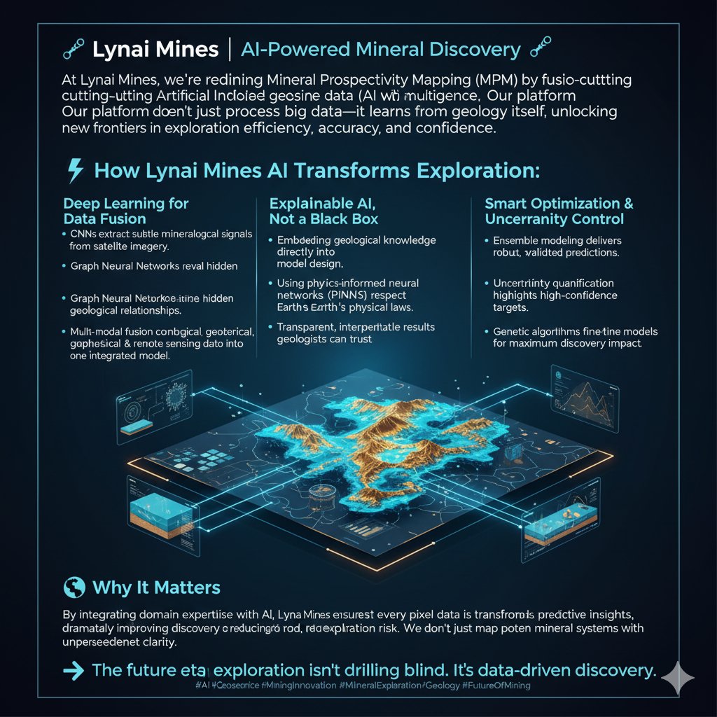 XuanCeWang2's tweet image. Lynai Mines fuses AI + geoscience for high-confidence exploration targets.
📊 Smarter models
🌍 Lower risk
💎 More discoveries
The future of exploration is data-driven.
#AI #Mining #ExplorationTech