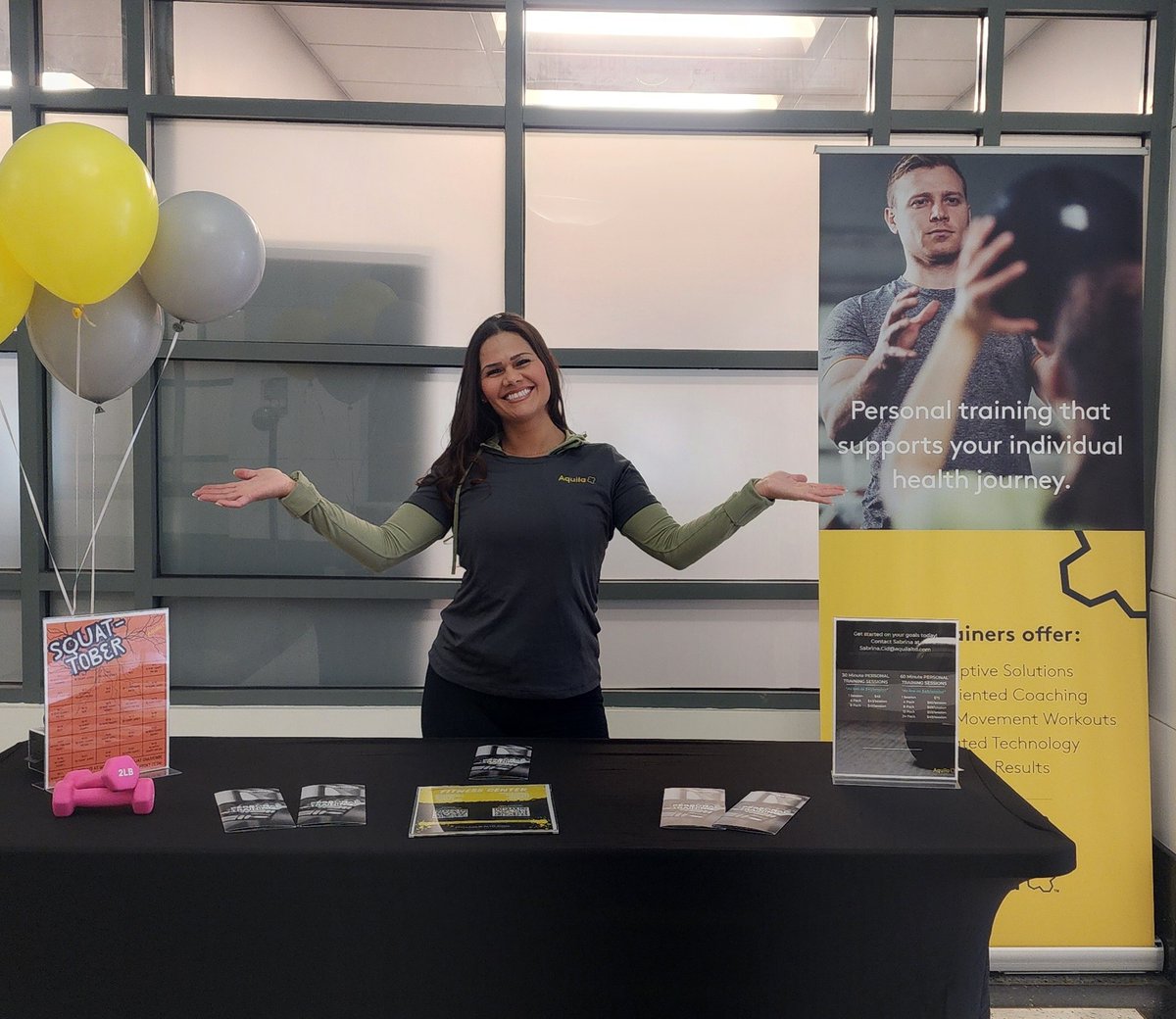 AquilaHealth's tweet photo. 🌟 Proud of Sabrina + our team for hosting Aquila Wellness Day in LA! 💪 Inspiring to see fitness + wellness bring people together. #WellnessDay https://t.co/EQNdLtqRIq