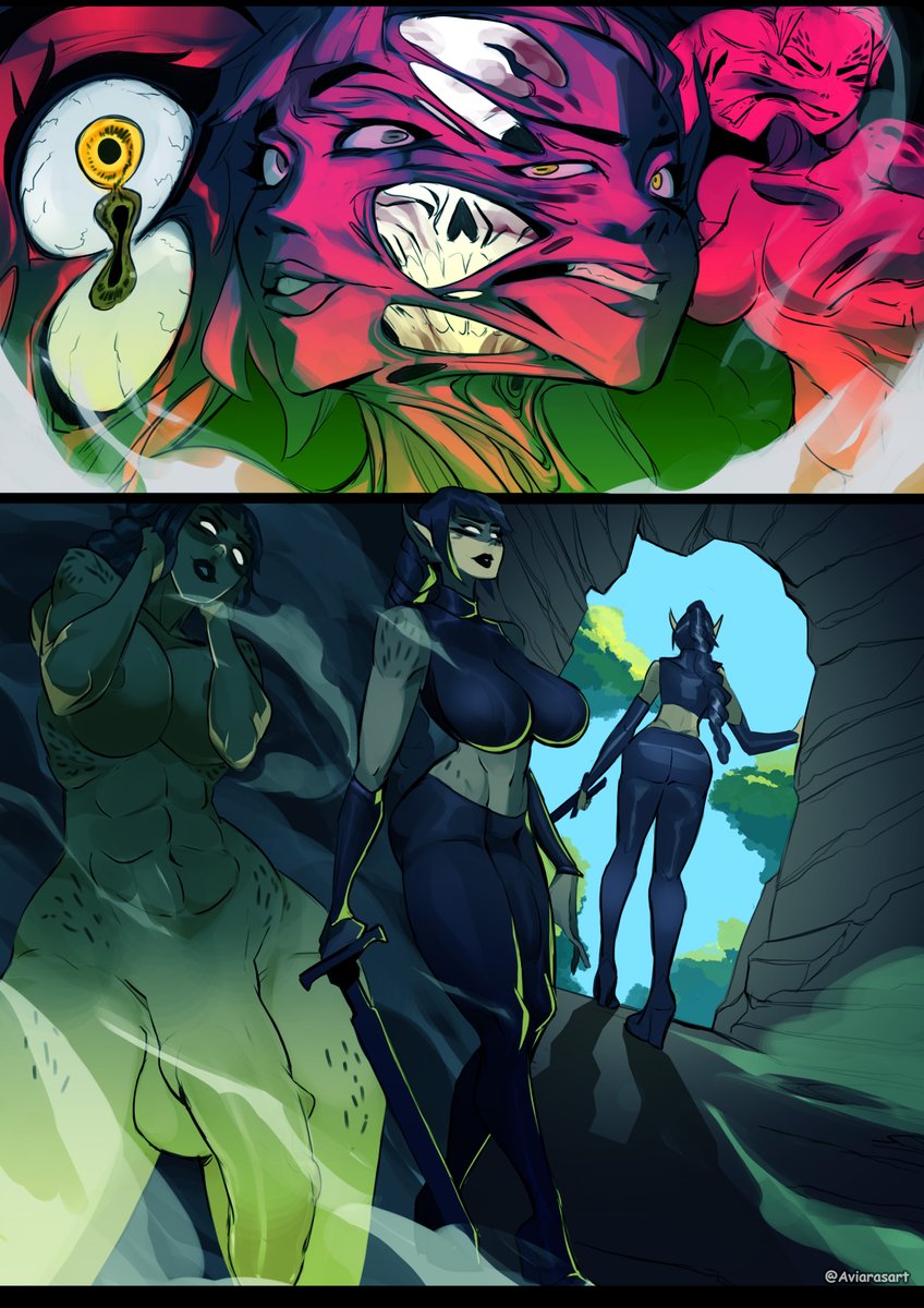 aviarasart's tweet photo. Finalizing the final commissions! Comic page, Baldur's Gate 3, Mutation #2

Commission for:
@3jinx

#BG3 #baldurgate #Commission #nsfwtwt #ComicArt https://t.co/yD4fkEqJgL