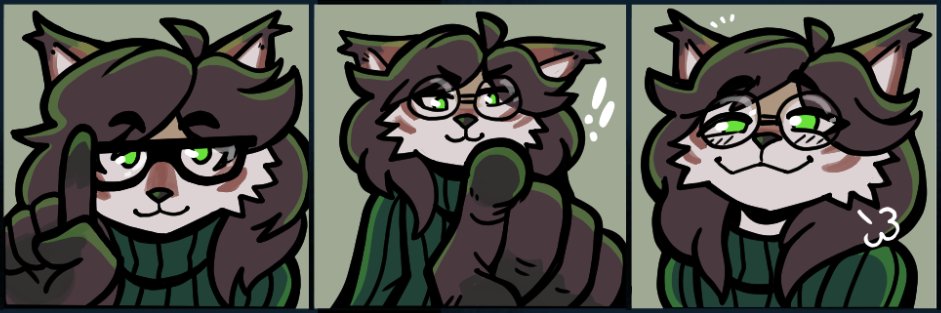 Stickers for @/nerdalertfenn (Bsky) 💚🤍🖤