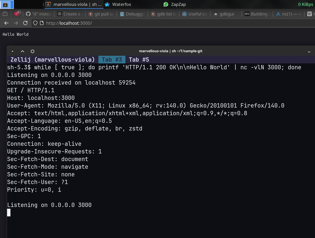 piyushxcoder's tweet image. Web server in veins man! One-liner web server using netcat 😂
@buildinpublic @startupindia @StartupReddit