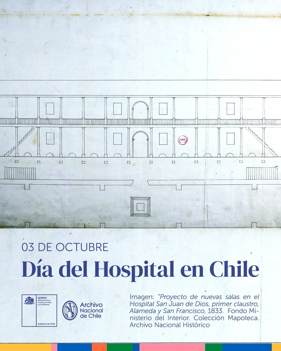 📅 3 de octubre | #DíaDelHospital 🏥✨
Desde 1932, esta fecha reconoce la labor hospitalaria y su vínculo con la comunidad. Su origen se remonta a 1552, con el Hospital Nuestra Señora del Socorro (hoy San Juan de Dios).
📷 Plano del Hospital San Juan de Dios, 1833. #Mapoteca ANH.