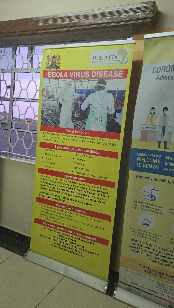 sonniwan's tweet photo. These are the notices that greet you on arrival at / departure from Wilson Airport.  These will perpetuate the image of Kenya as a dangerous destination,  reinforced by all the vaccinations tourists are asked to take by their GP's before traveling to Africa 
#MakosaHufanyika https://t.co/DEdESkd4vI