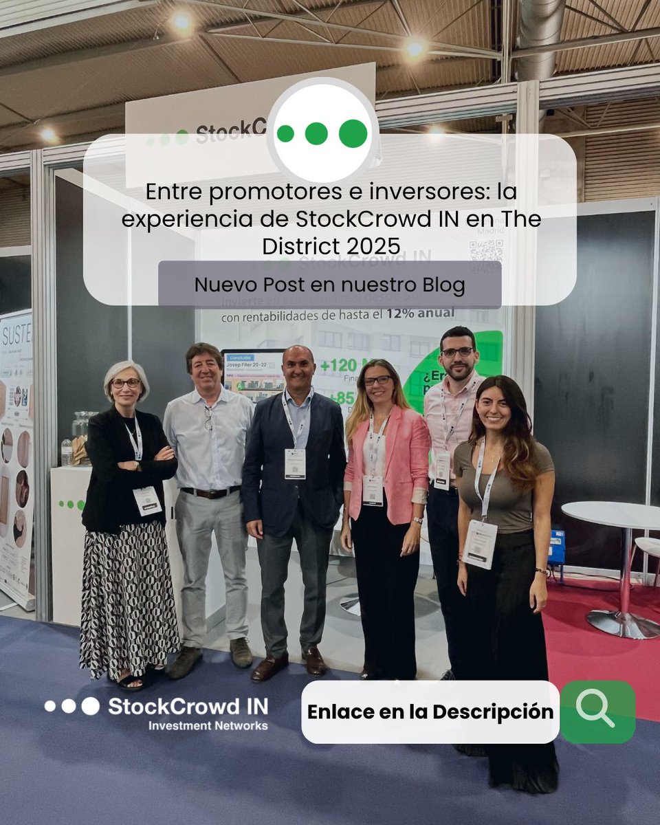 📢 Nuevo blog en StockCrowd IN 📢

Tras nuestra participación en The District 2025, compartimos lo que vivimos en el stand, las conversaciones con promotores e inversores y las claves que nos llevamos de esta edición. 🚀

👉 Léelo completo aquí: buff.ly/jHZQpjl