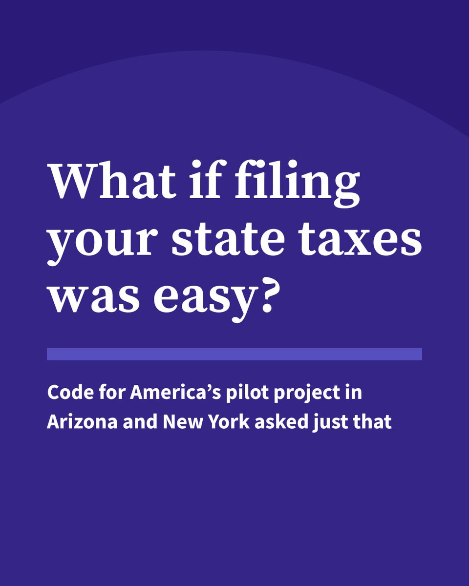 codeforamerica's tweet image. Filing taxes in under 15 minutes? ✅
98% satisfaction? ✅
That’s FileYourStateTaxes 2025. 👉 codeforamerica.org/success-storie…

#CivicTech #GovernmentThatWorks #FileYourStateTaxes