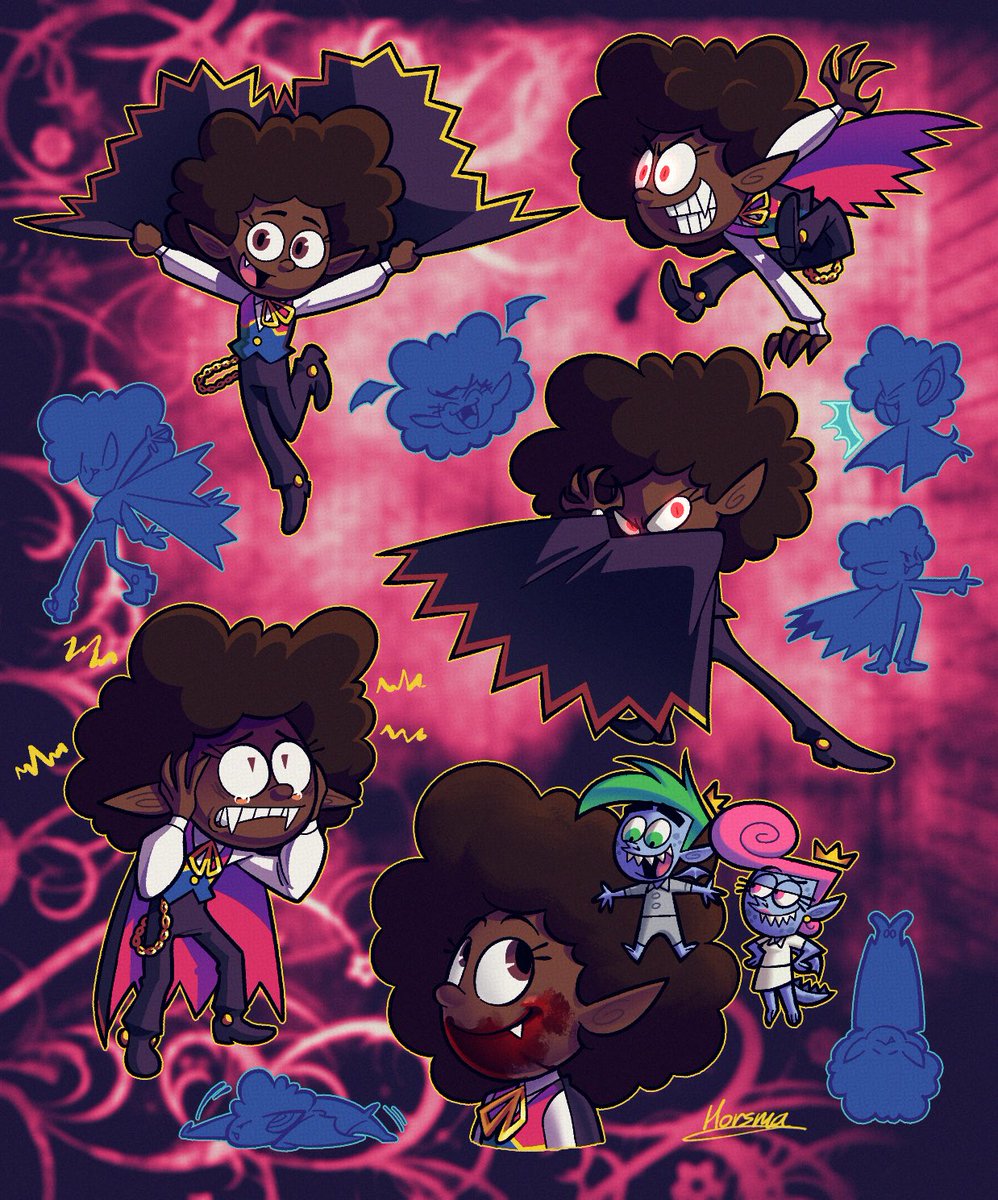 Aaaa! Here she is! Vampires Hazel! I love how her outfit turned out she’s so snazzy!