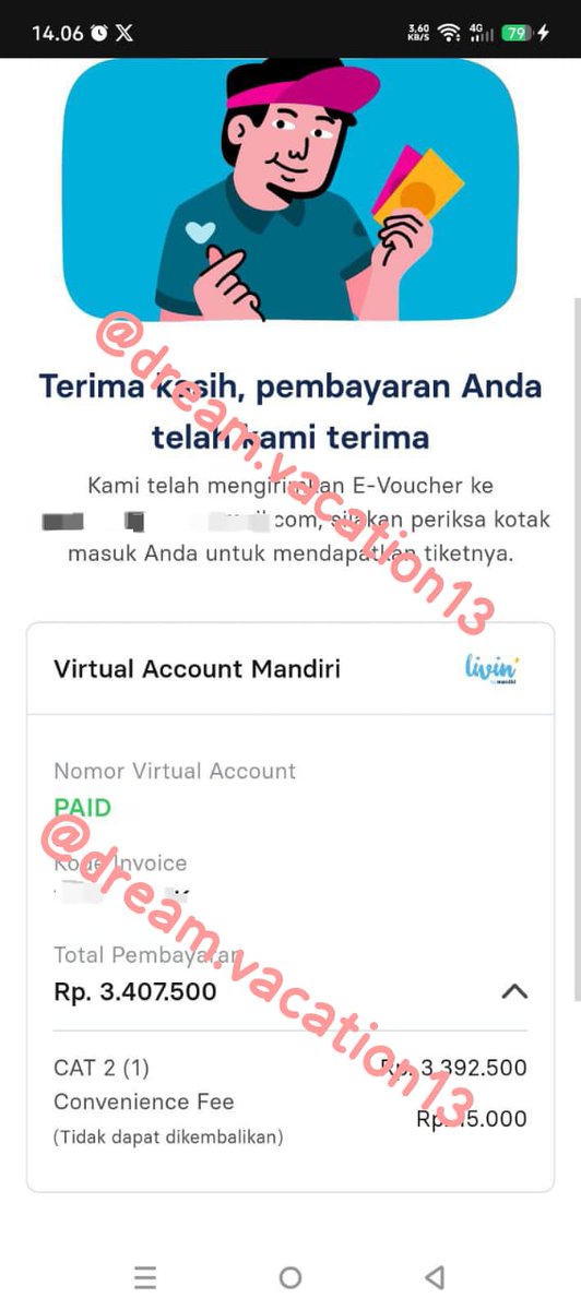 Proof CO tiket AESPA live tour in jakarta, thankyou yg udh jastip 🥰

#proof #aespa #aespa_SYNK_aeXISLINE_JAKARTA