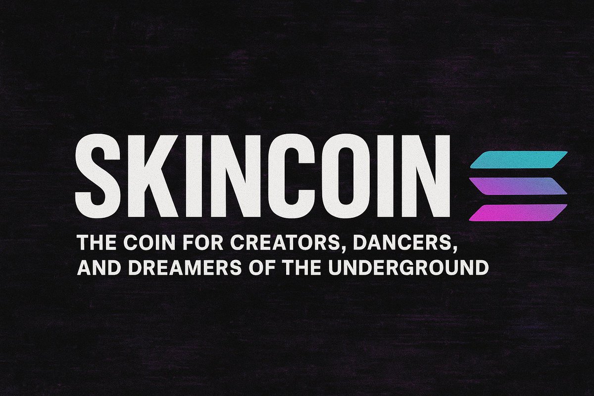 skincoinmusic's tweet photo. Join our Telegram group here:
https://t.co/2IP8IiCNgt
#skincoin on #SOL
empowering creative individuals and ideas 🦄 https://t.co/9rcPRLtS9S
