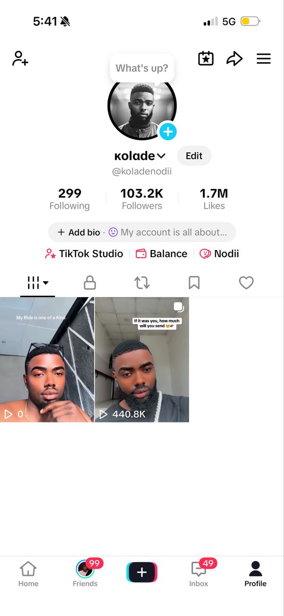 twitgameboy's tweet image. Follow my TikTok account and drop proof
tiktok.com/@koladenodii?_…