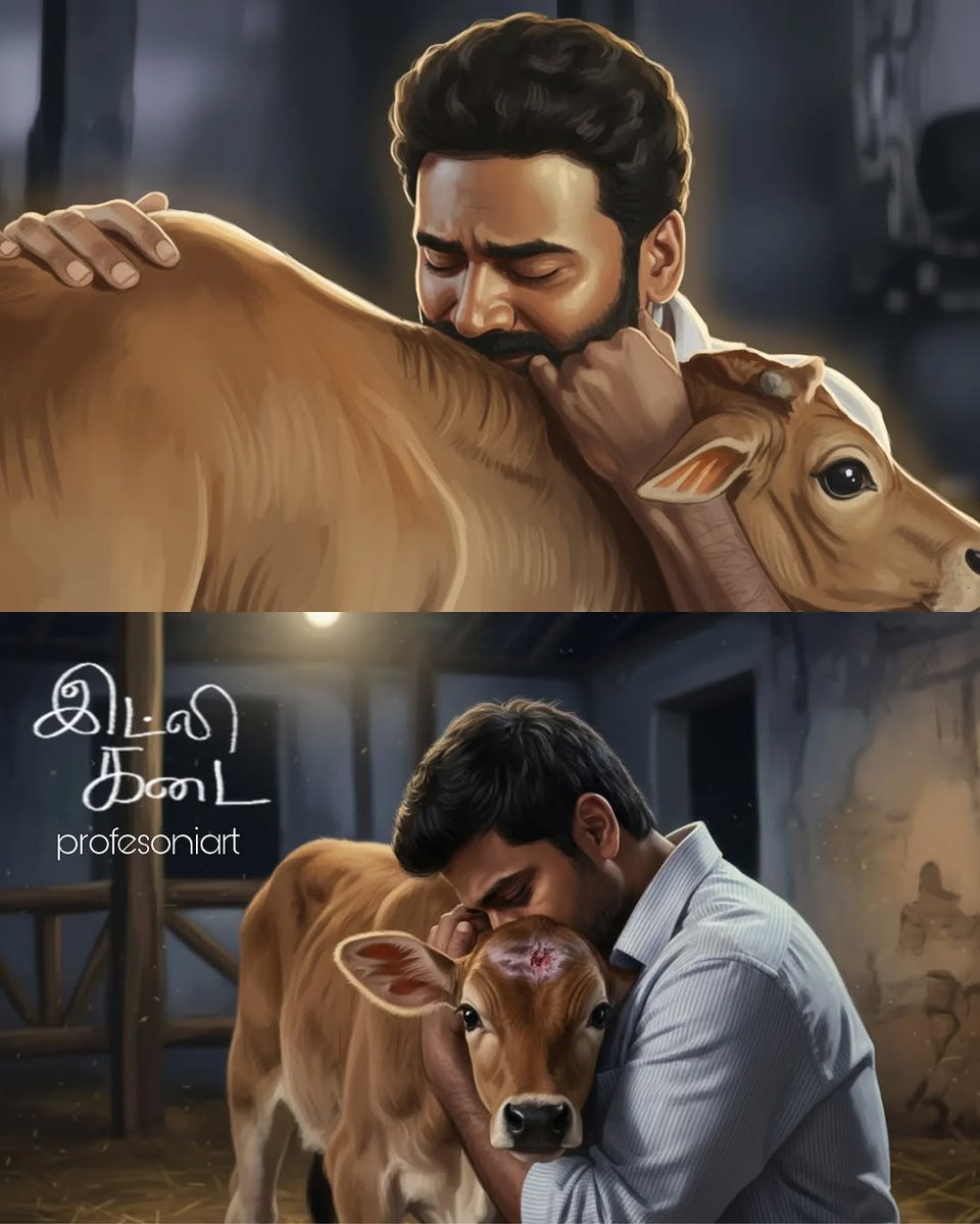 The picture speaks everything..🥺❤️
<a href="/dhanushkraja/">Dhanush</a> <a href="/gvprakash/">G.V.Prakash Kumar</a> <a href="/theSreyas/">Sreyas</a>  #IdliKadai