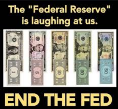 End the Fed.

Pass it on.