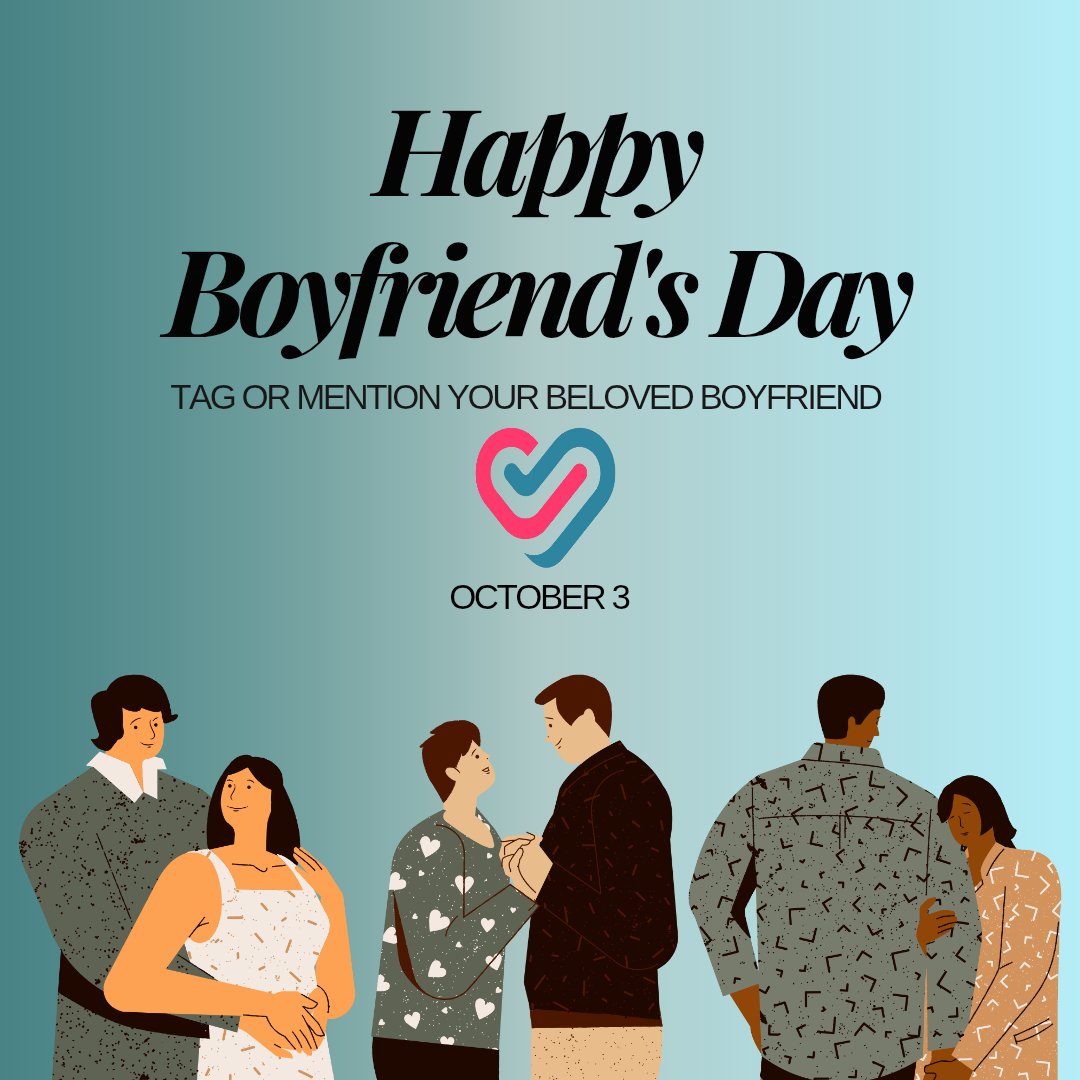 coumo_app's tweet photo. Happy International Boyfriend's Day 🎈 

Perfect day to show your man some extra love, appreciation, or even surprise him with something thoughtful. 💙👫🎉  

#internnationalboyfriendsday 
#boyfriends
#CoumoApp 
#couple https://t.co/hnDk82rKI3