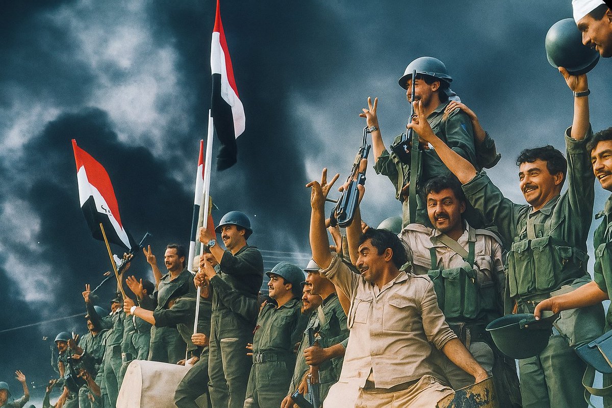 صورة عالية الدقة لرفع العلم العراقي على الفاو بعد تحريرها  17/4/1988

هذه الصورة هديتي لكم