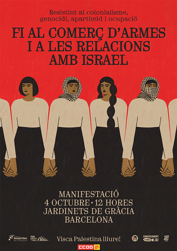 ¡Este sábado 4 de octubre nos vemos! #PalestinaLibre #Palestine #StopGenocidio #Barcelona #GenocideNotWar #GenocideEnGaza #Flotilla