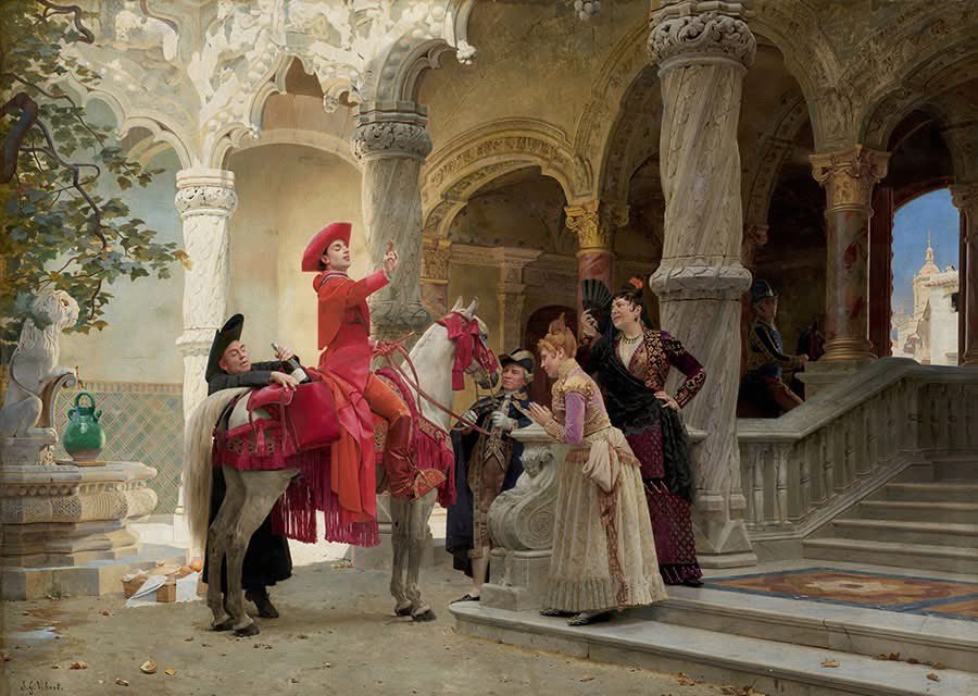 Arteymas_'s tweet image. Nacido el 30 de septiembre de 1840
Jehan Georges Vibert 🎨 Pintor francés (1840-1902)

Jehan Georges Vibert (30 de septiembre de 1840 - 28 de julio de 1902) fue un pintor académico francés
Nació en París, hijo del grabador y editor Théodore Vibert, y nieto del influyente criador…