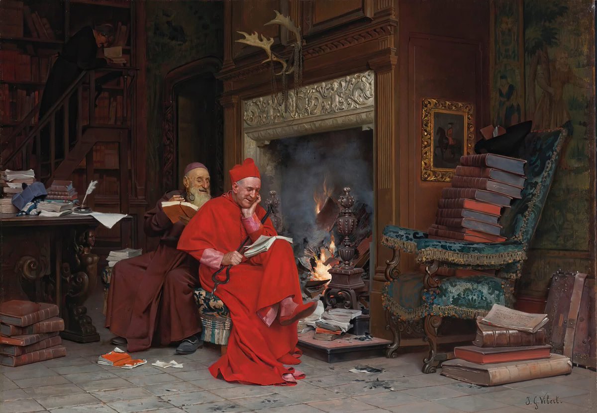 Arteymas_'s tweet image. Nacido el 30 de septiembre de 1840
Jehan Georges Vibert 🎨 Pintor francés (1840-1902)

Jehan Georges Vibert (30 de septiembre de 1840 - 28 de julio de 1902) fue un pintor académico francés
Nació en París, hijo del grabador y editor Théodore Vibert, y nieto del influyente criador…