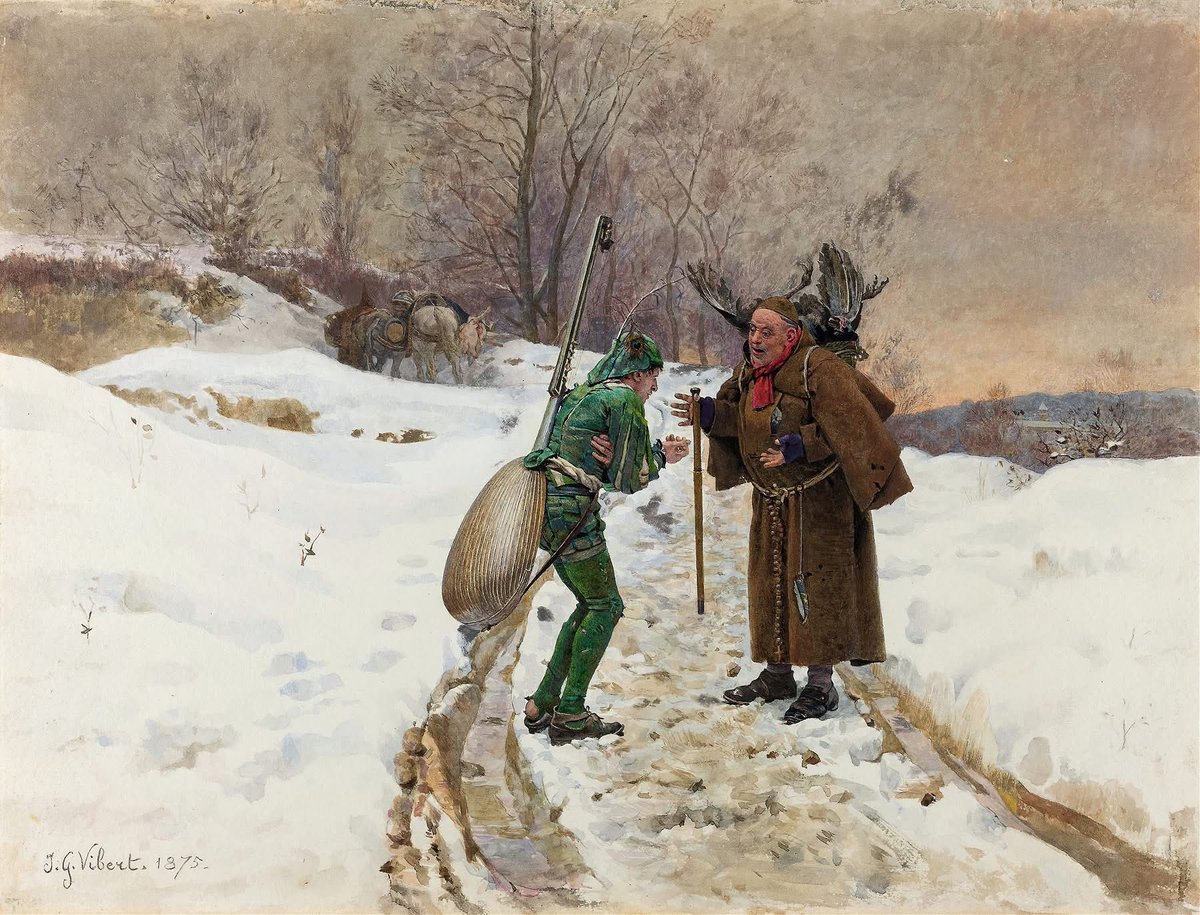 Arteymas_'s tweet image. Nacido el 30 de septiembre de 1840
Jehan Georges Vibert 🎨 Pintor francés (1840-1902)

Jehan Georges Vibert (30 de septiembre de 1840 - 28 de julio de 1902) fue un pintor académico francés
Nació en París, hijo del grabador y editor Théodore Vibert, y nieto del influyente criador…