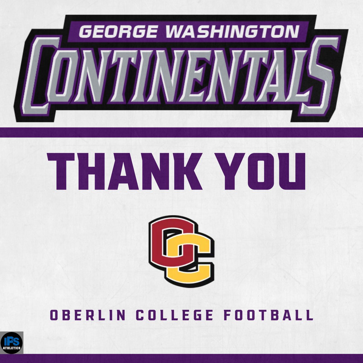 George Washington Continentals Football tweet media