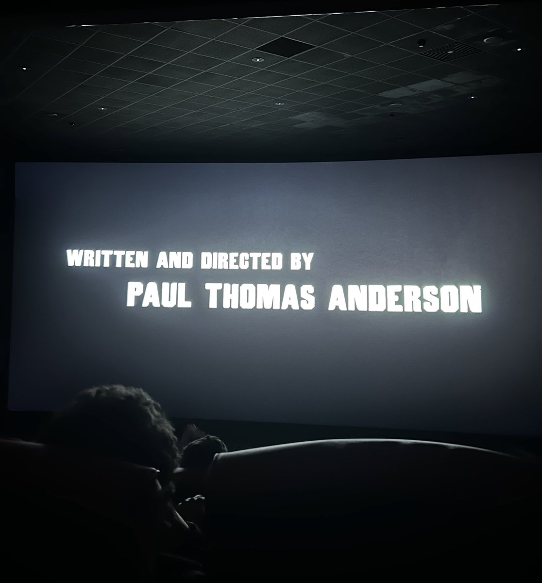 MaddisonElliott's tweet photo. PTA absolutely cooked beyond belief, into my top 3 by him I reckon. Truly glorious in IMAX and already planning to go again next week https://t.co/r0IO7qs15X