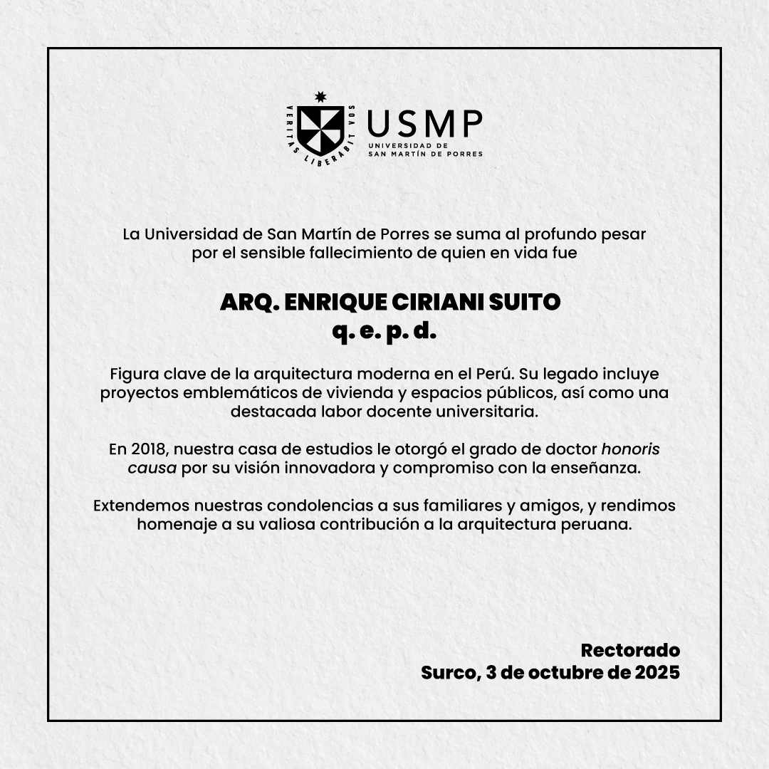 Universidad de San Martín de Porres tweet media