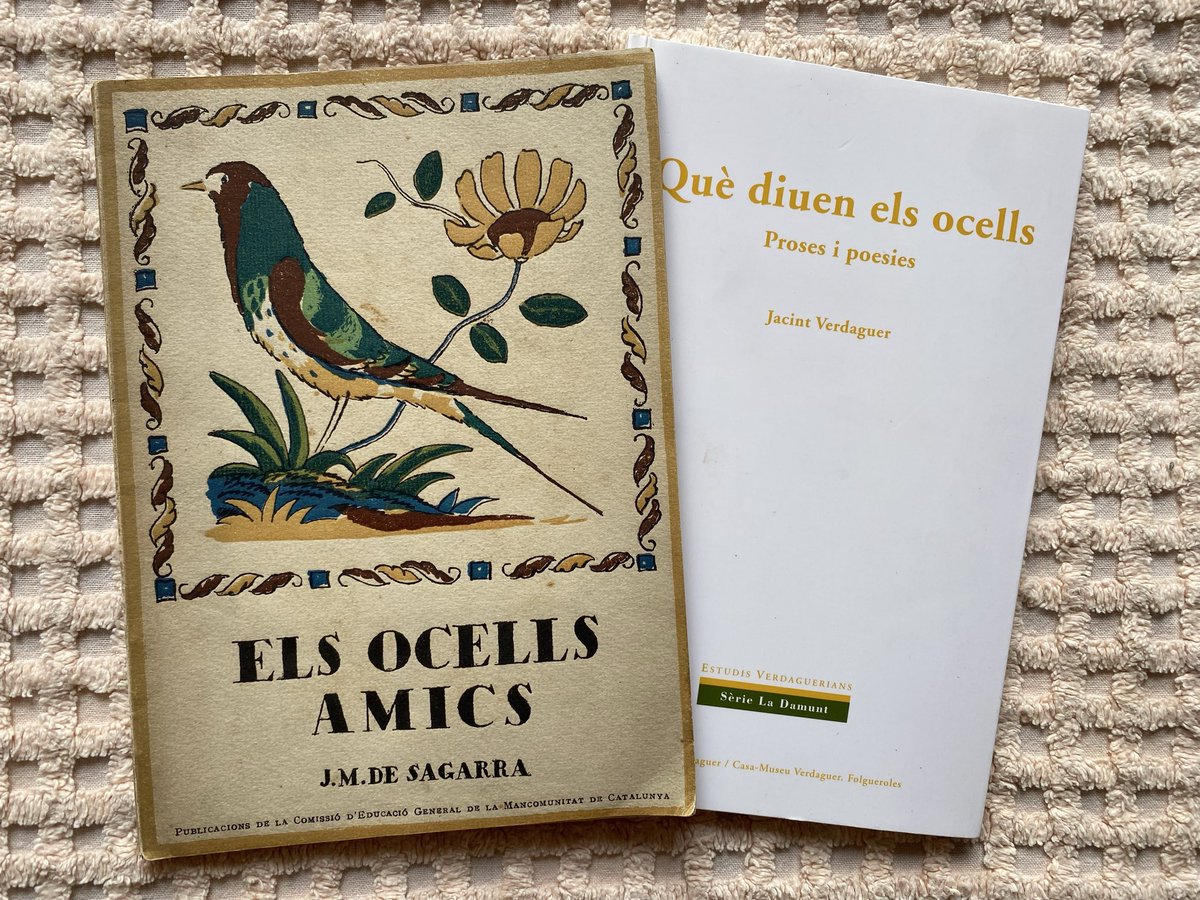 Coneixeu aquestes dues obres enlluernadores que relliguen literatura, ornitologia i cultura popular? Es poden rellegir tants cops com hom -i don!- vulgui. No us les perdeu per res del món! <a href="/FJVerdaguer/">Fundació J.Verdaguer</a> <a href="/deleslletres/">República de les Lletres</a> <a href="/lletres/">Lletres catalanes</a> <a href="/LletresR/">LletresPerLaRepública✊</a> <a href="/Eumo_Editorial/">Eumo Editorial</a> <a href="/birdcatalunya/">Birding Catalunya</a> <a href="/ICOcells/">ICOcells</a>